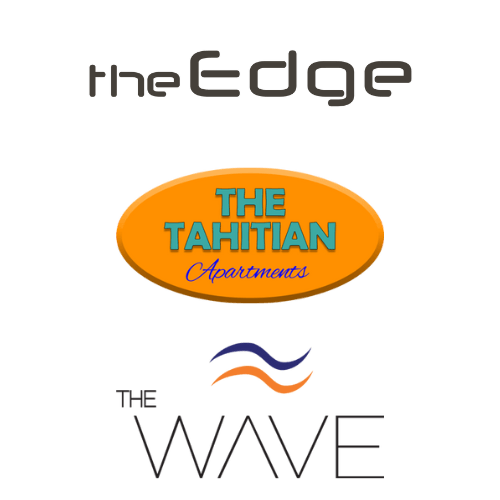 Tahitian, Edge, Wave logo